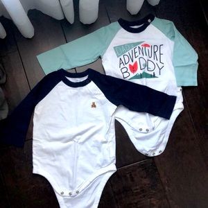 Baby Gap Brennan’s Favourites Long Sleeved Bodysuits 6-12mo